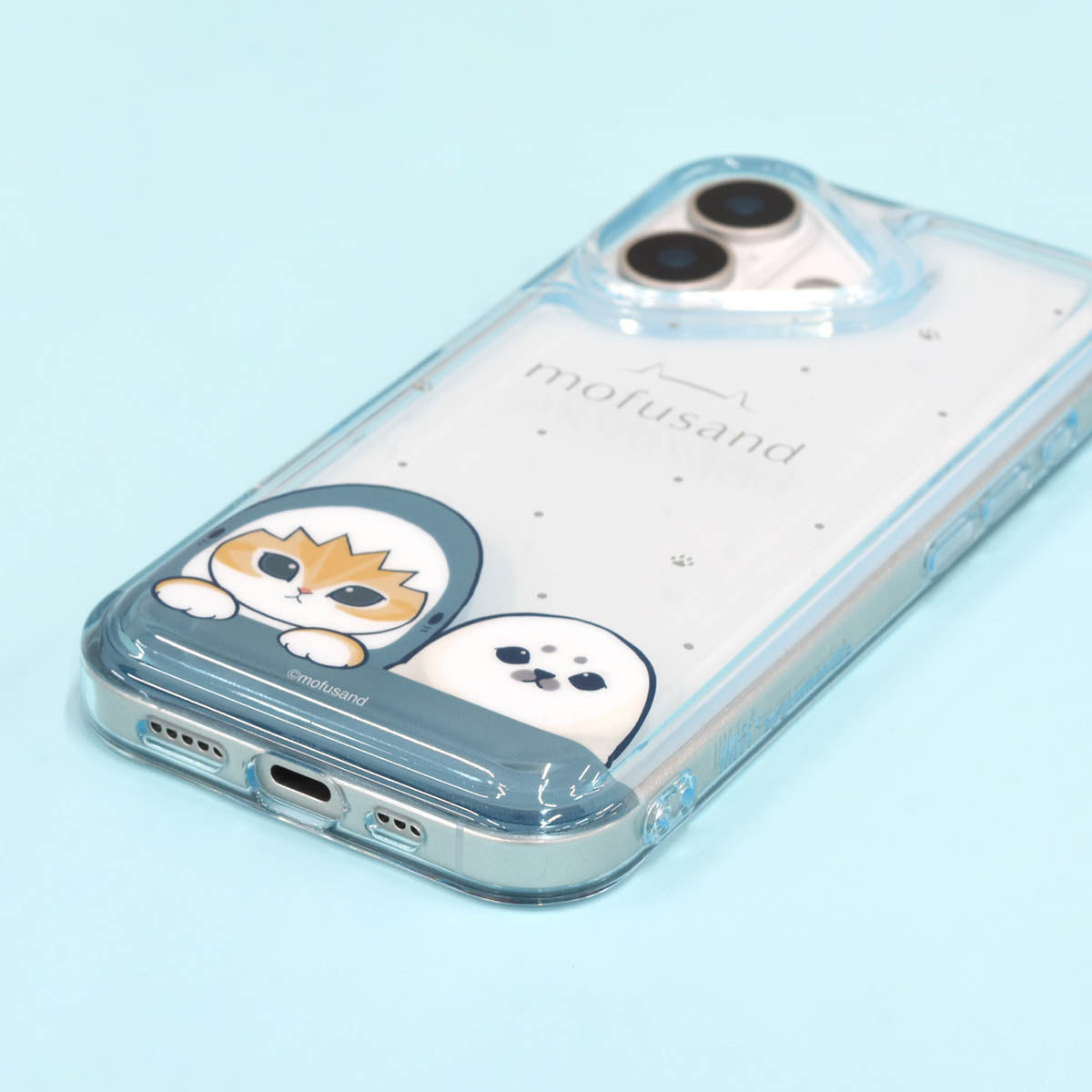 Funda Mofusand Gato Tiburón para iPhone 17