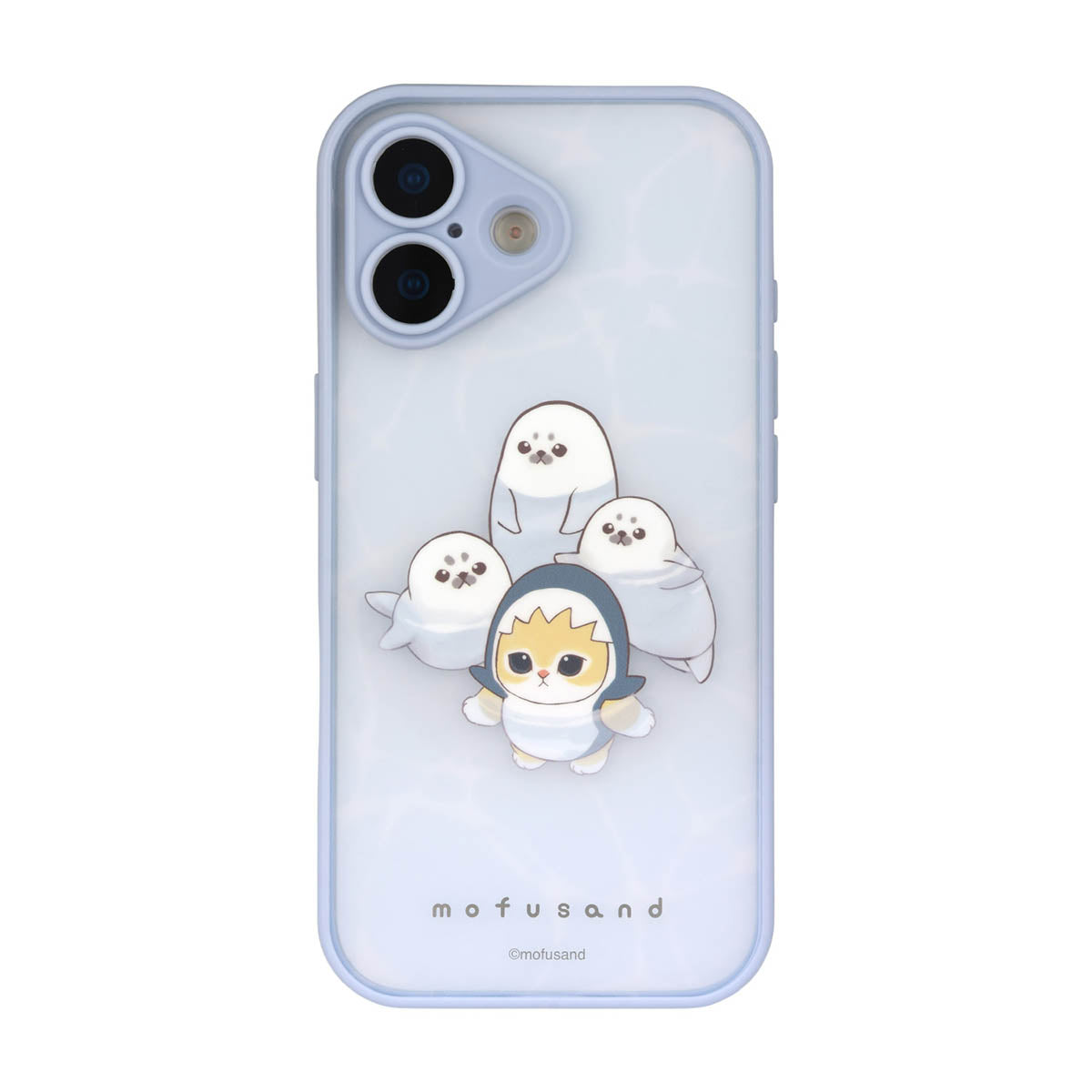 Funda Mofusand IIIIfit para iPhone 17 y Air, gato tiburón