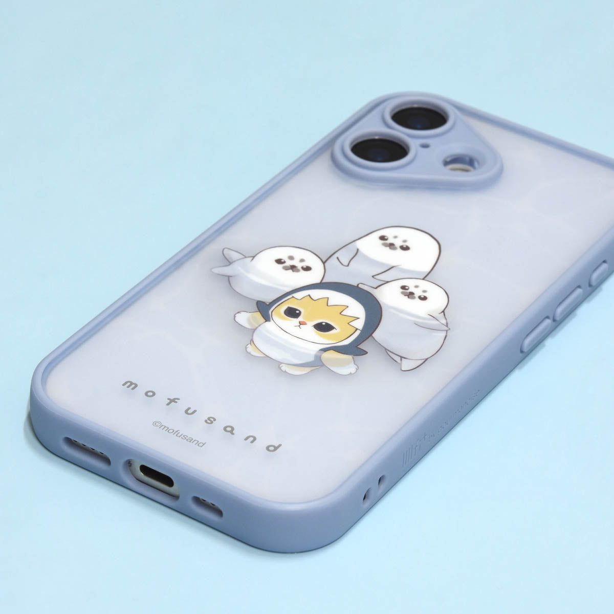 Funda Mofusand IIIIfit para iPhone 17 y Air, gato tiburón