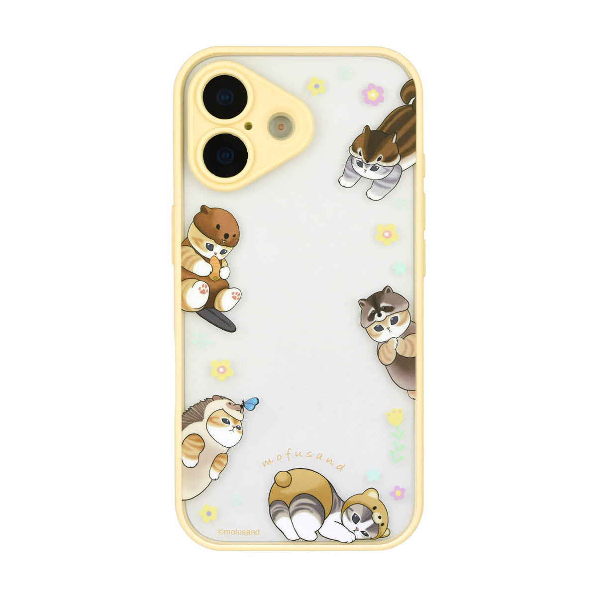 Funda mofusand para iPhone 17, gato estilo nórdico