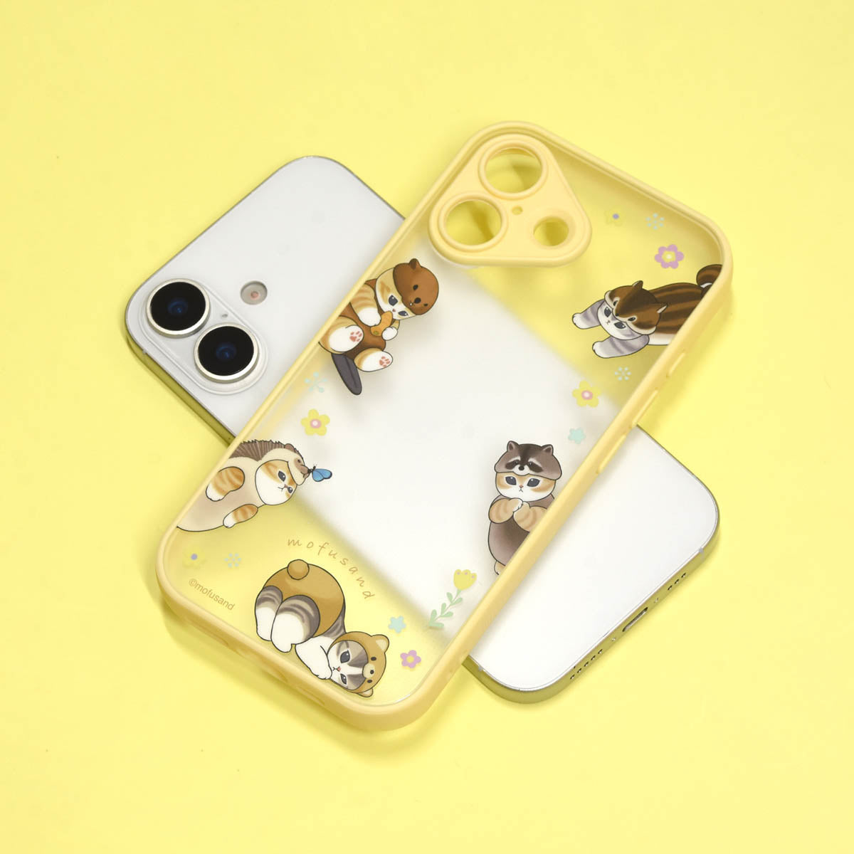 Funda mofusand para iPhone 17, gato estilo nórdico