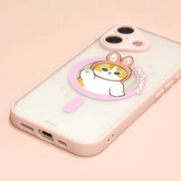 Mofusand Funda MagSafe para iPhone 17, gatito conejo