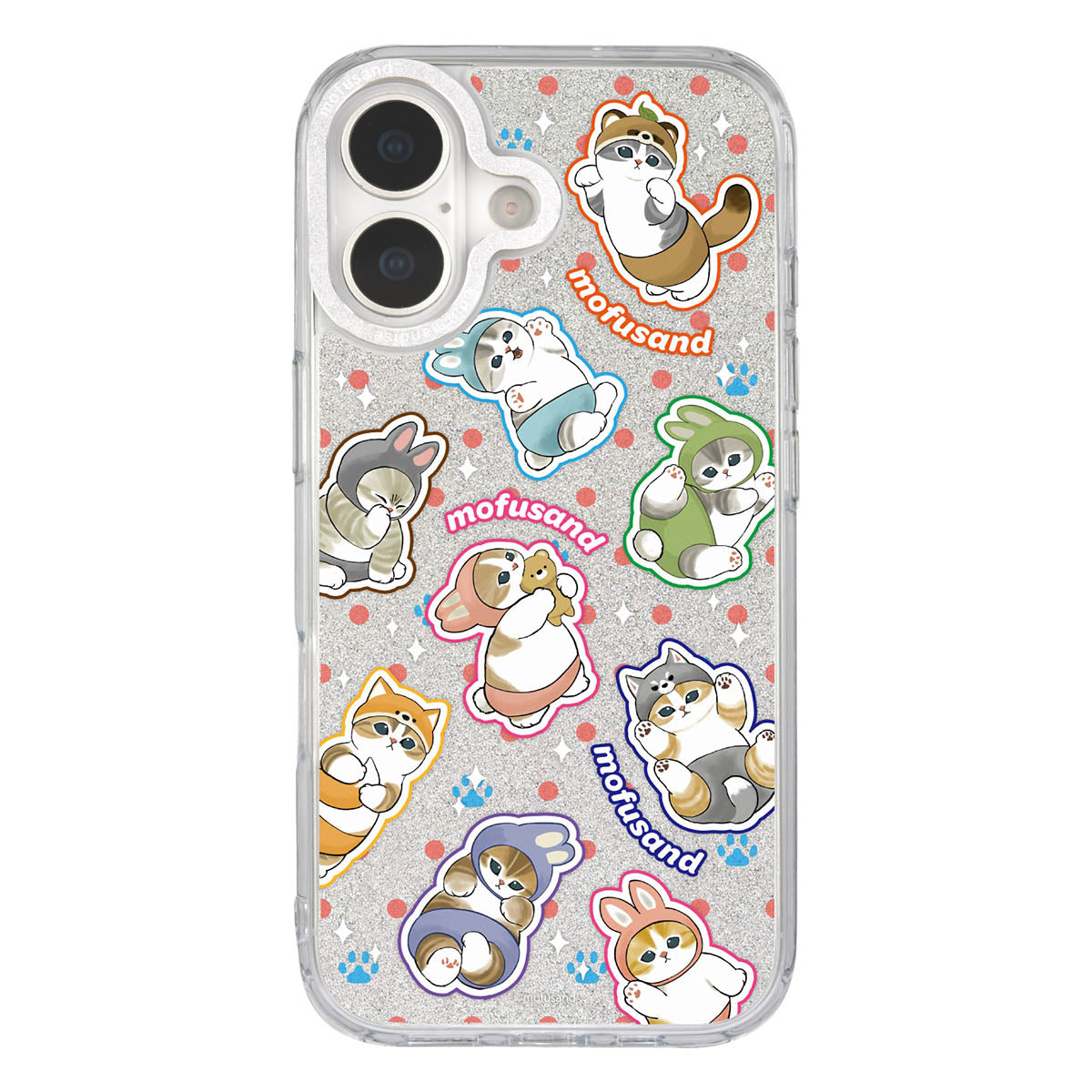 Funda Mofusand con marco de cámara para iPhone 17