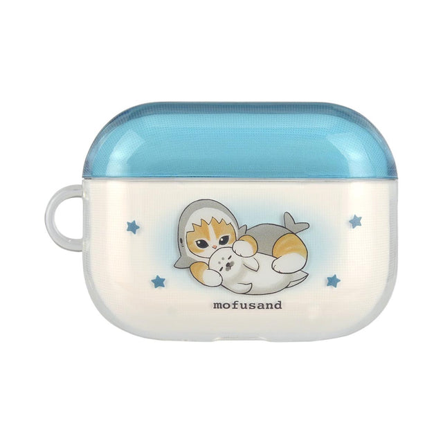 Funda azul Mofusand para AirPods Pro 3