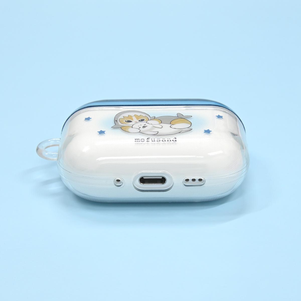 Funda azul Mofusand para AirPods Pro 3