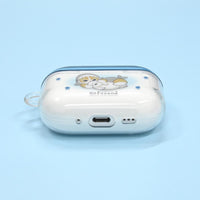 Funda azul Mofusand para AirPods Pro 3