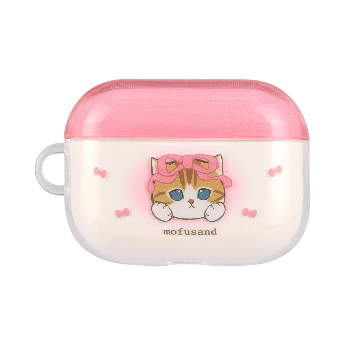 Funda blanda mofusand para AirPods Pro 3 rosada