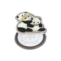 Soporte MagSafe transparente mofusand, gatito panda