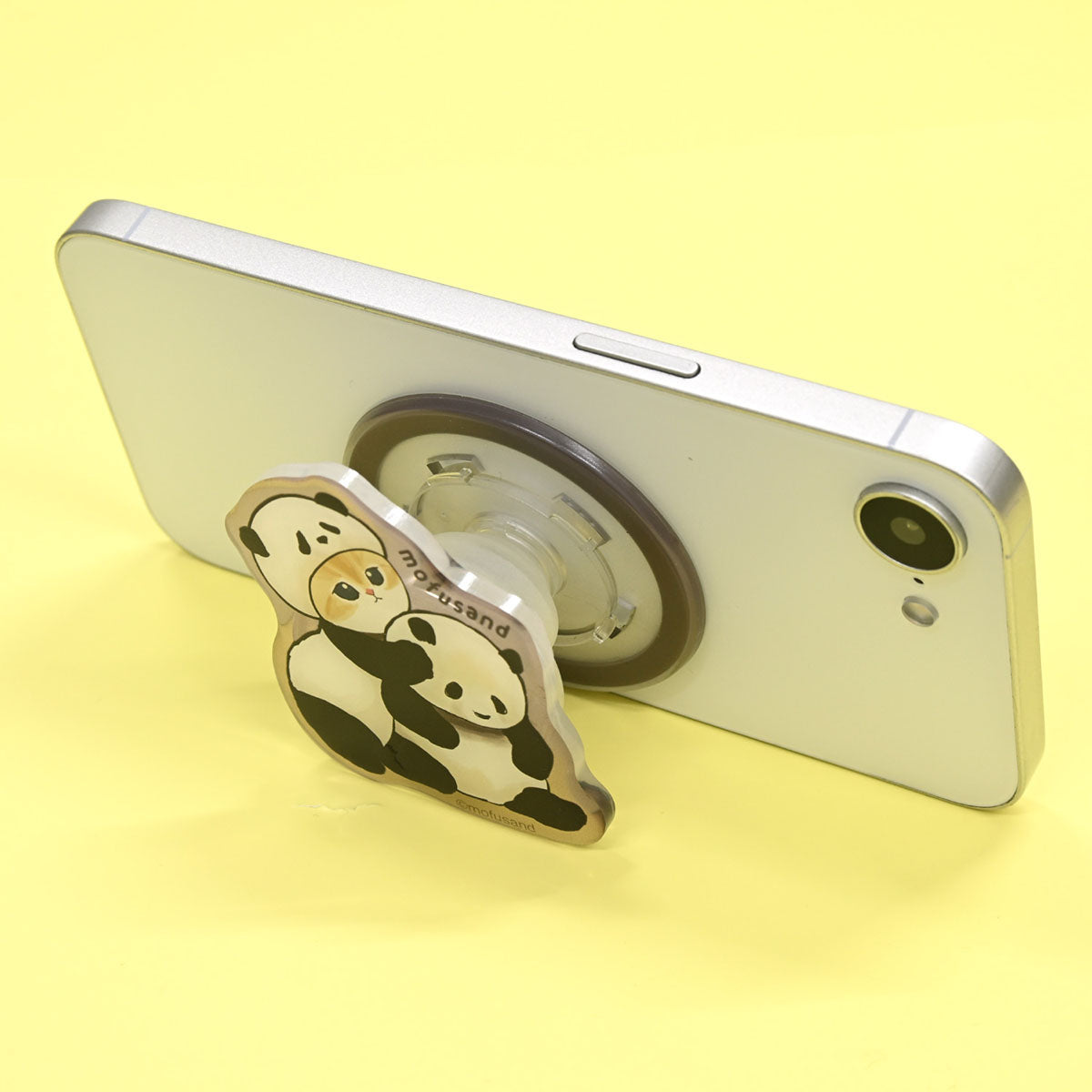 Soporte MagSafe transparente mofusand, gatito panda
