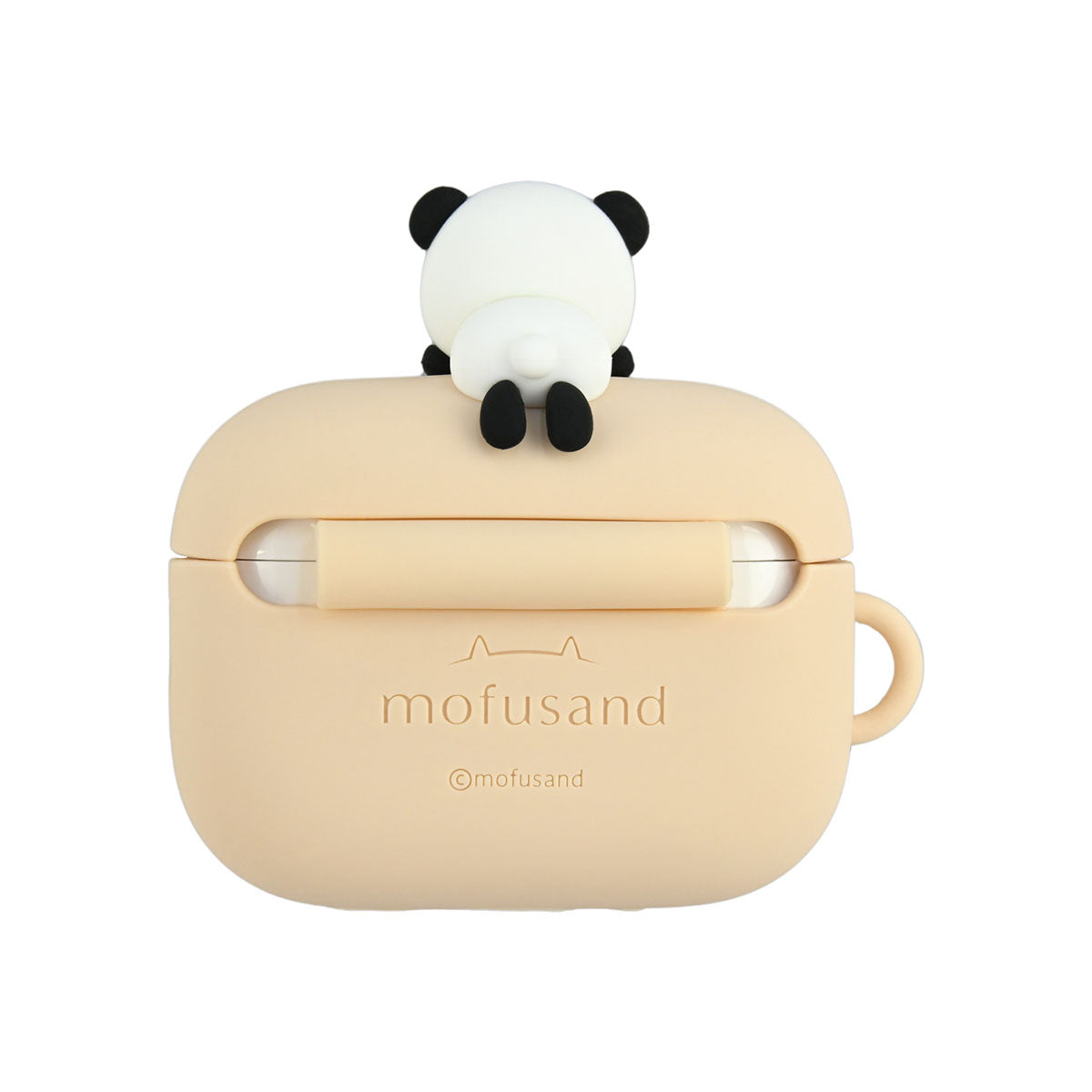 Funda de silicona Mofusand para AirPods Pro 3, gatito panda