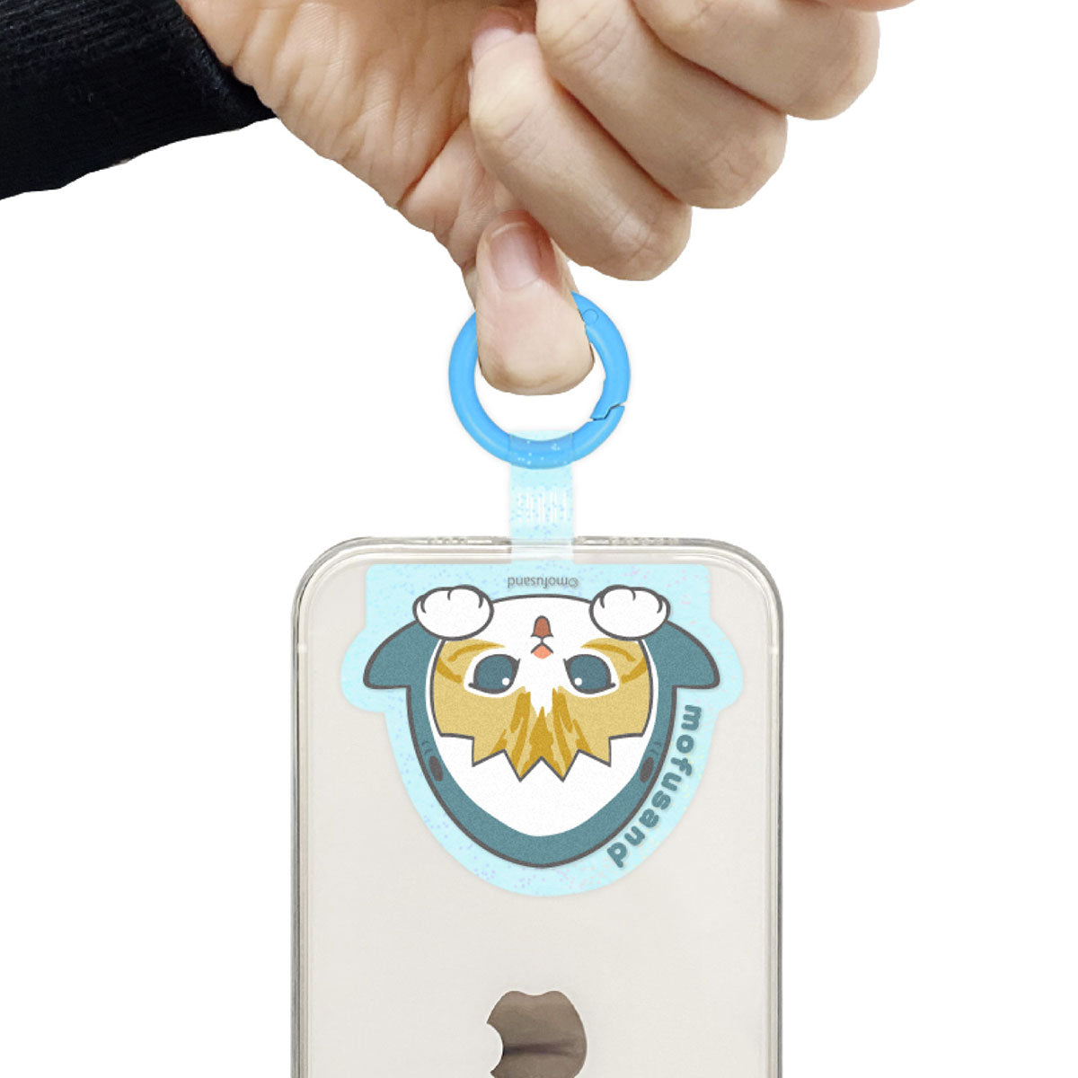 Anillo multifunción para celular Mofusand: gato tiburón
