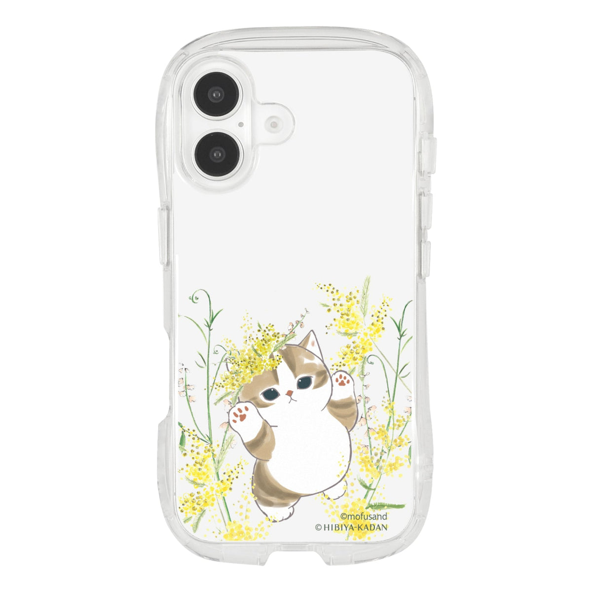 Funda transparente para iPhone mofusand x Hibiya Kadan