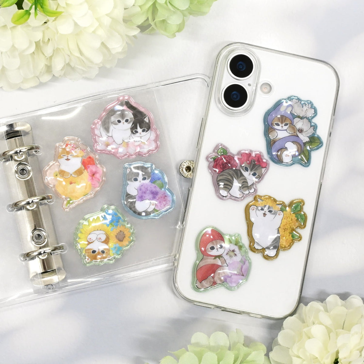 Stickers 3D mofusand x Hibiya Kadan Primavera-Verano