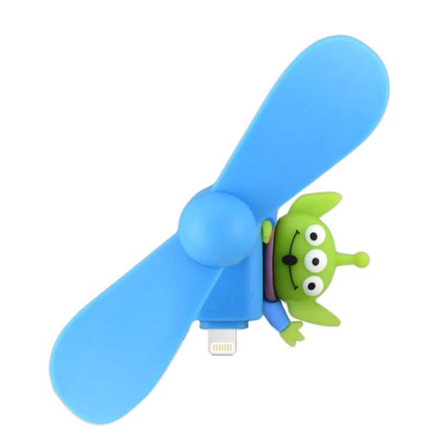 Mini ventilador Alien con conector Lightning