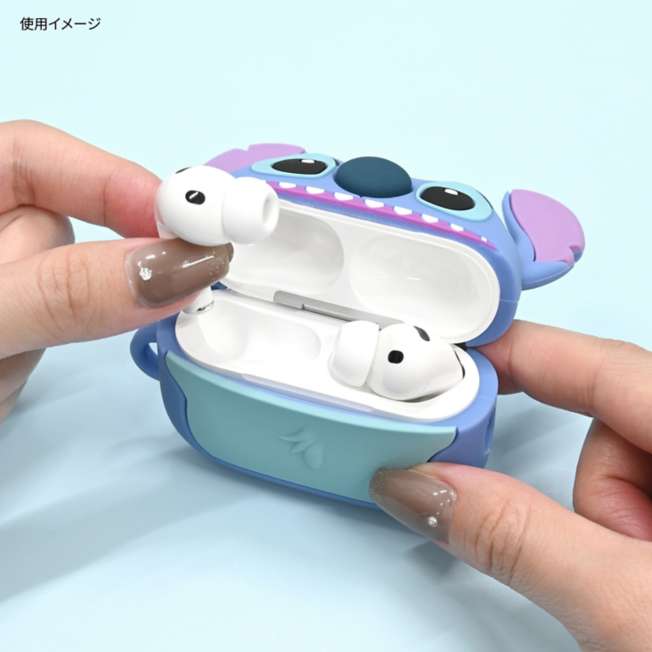 Funda de silicona para AirPods Pro 3 de Stitch