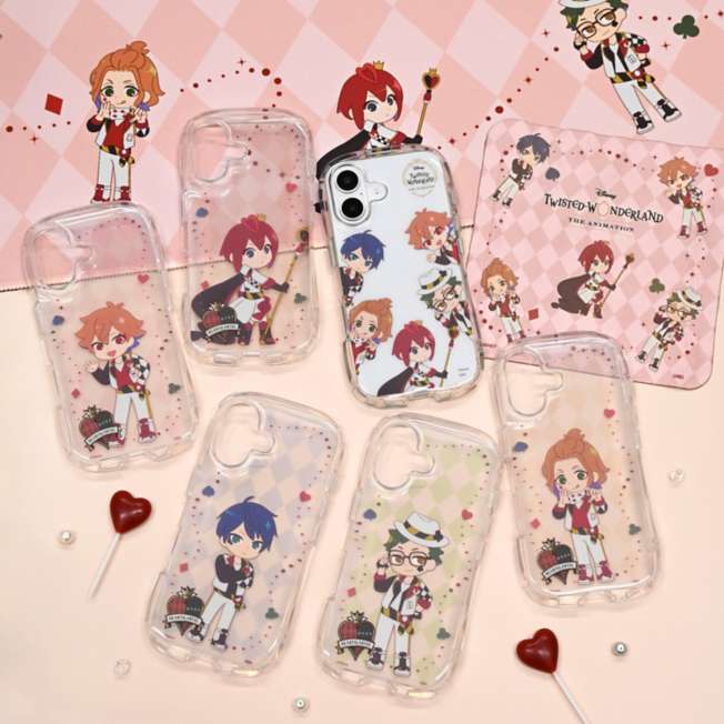 Carcasa transparente Heartslabyul para iPhone 16