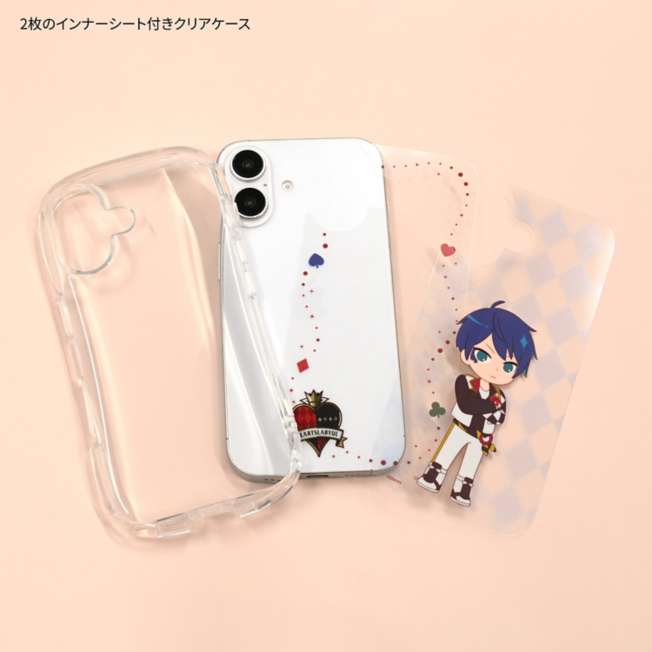 Carcasa transparente Deuce Spade para iPhone 16