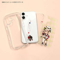 Funda transparente de Trey Clover para iPhone 16