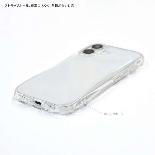 Funda transparente de Trey Clover para iPhone 16
