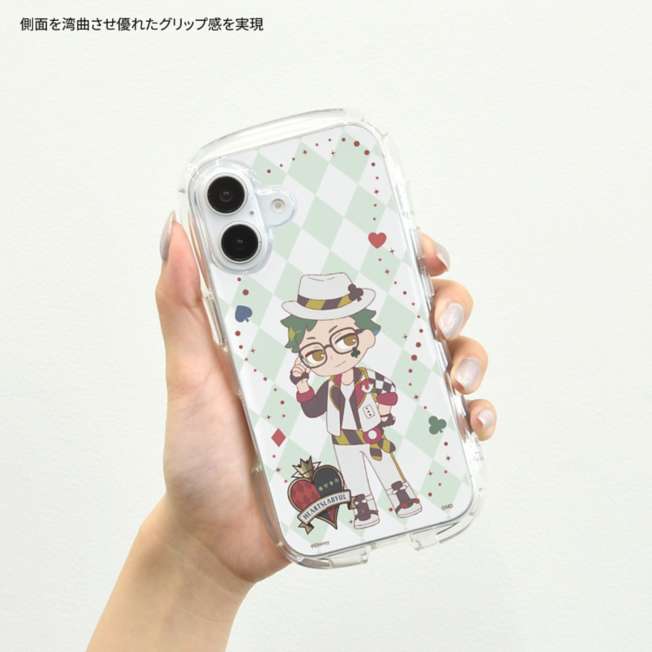 Funda transparente de Trey Clover para iPhone 16