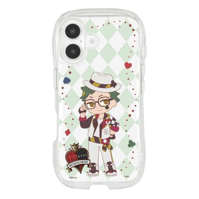 Funda transparente de Trey Clover para iPhone 16