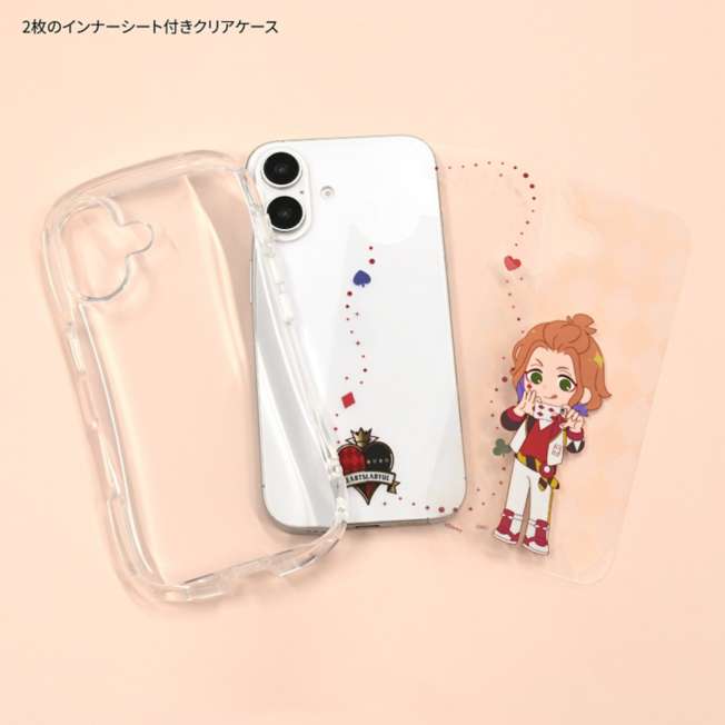 Funda transparente de Kate Diamond para iPhone 16