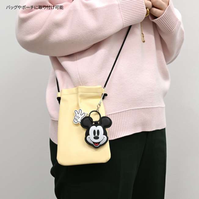 Correa para celular Mickey Mouse de cuero PU