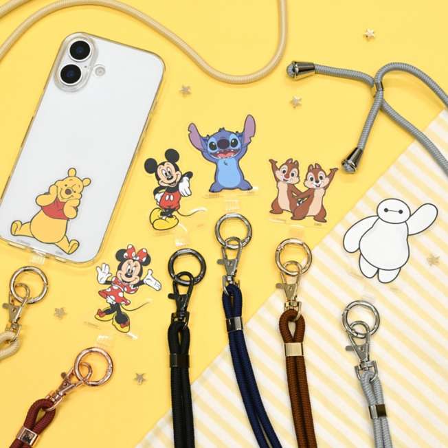 Set de anillo y correa para celular Minnie Mouse