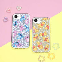Funda transparente de Stitch y Angel para iPhone 17e/16e