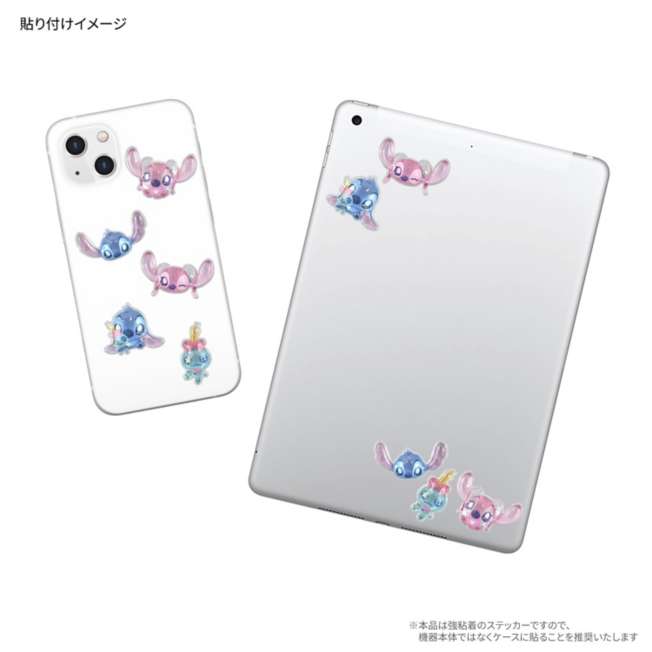 Sticker decorativo 3D Stitch y Angel Bubble Pop