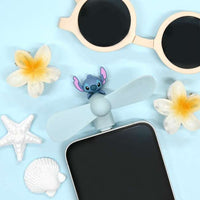 Mini ventilador con conector Lightning de Stitch