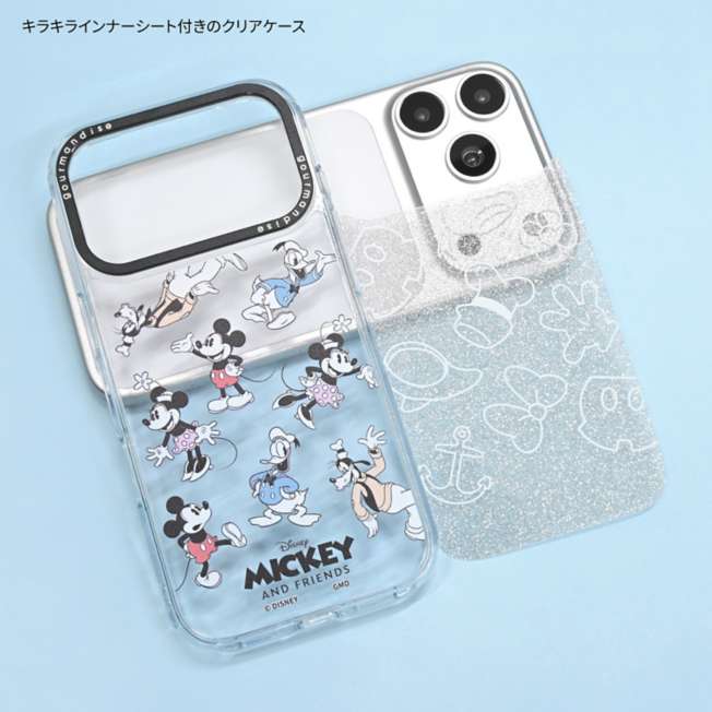 Carcasa transparente Mickey & Friends para iPhone 18/17 Pro
