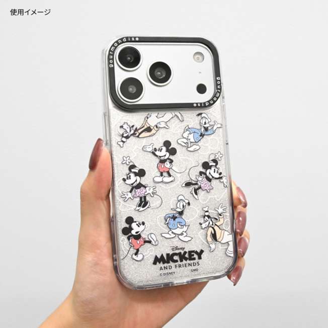 Carcasa transparente Mickey & Friends para iPhone 18/17 Pro