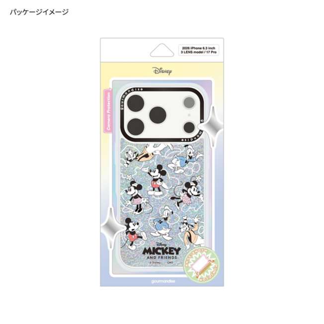 Carcasa transparente Mickey & Friends para iPhone 18/17 Pro