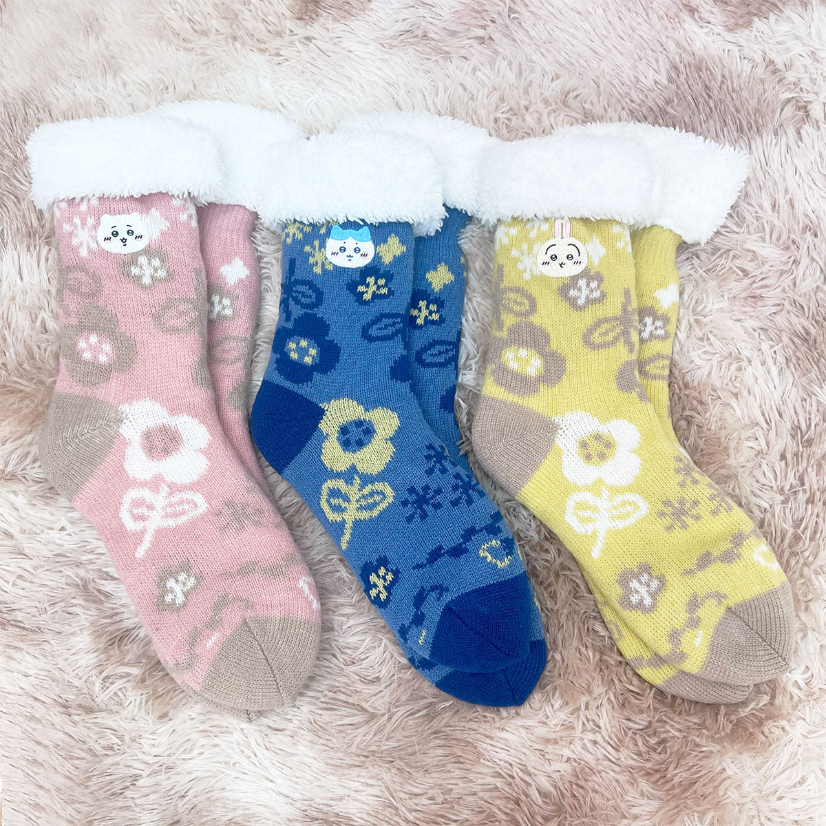 Calcetines de casa afelpados de Hachiware