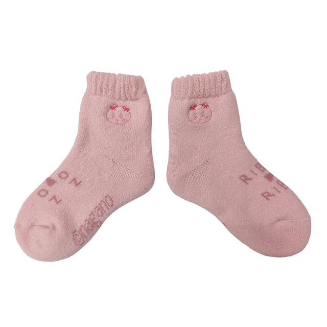 Calcetines de casa de felpa Chiikawa rosados