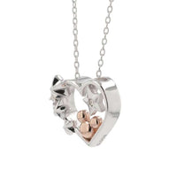 Collar colgante Mickey Mouse de oro blanco K10