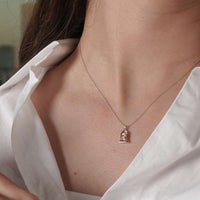 Collar de Bella en oro K10 y diamantes