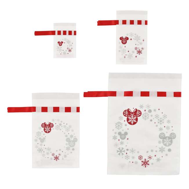 Bolsa de regalo navideña Mickey y Minnie (M)