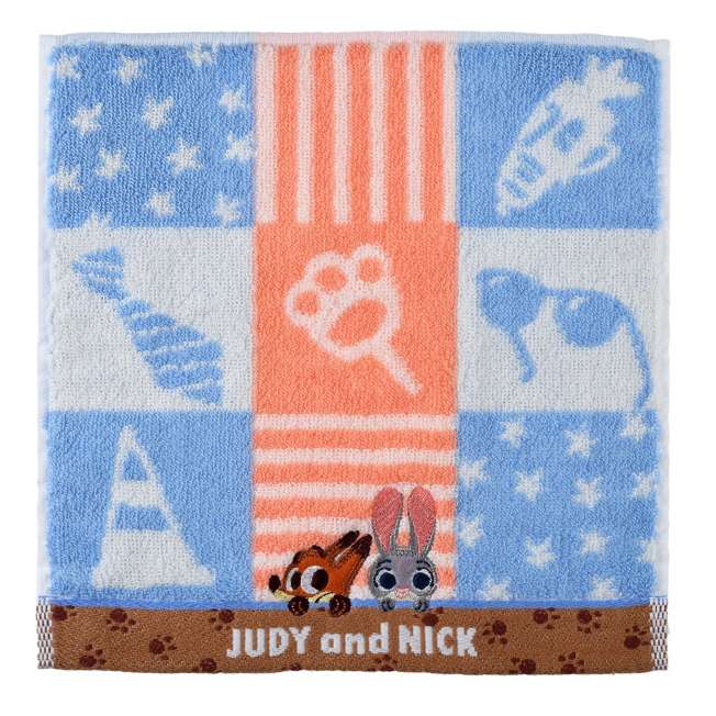 Mini toalla Zootopia: Judy Hopps y Nick Wilde