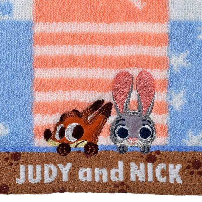 Mini toalla Zootopia: Judy Hopps y Nick Wilde