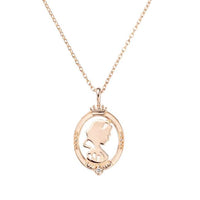 Collar colgante de Blanca Nieves en oro rosa K10