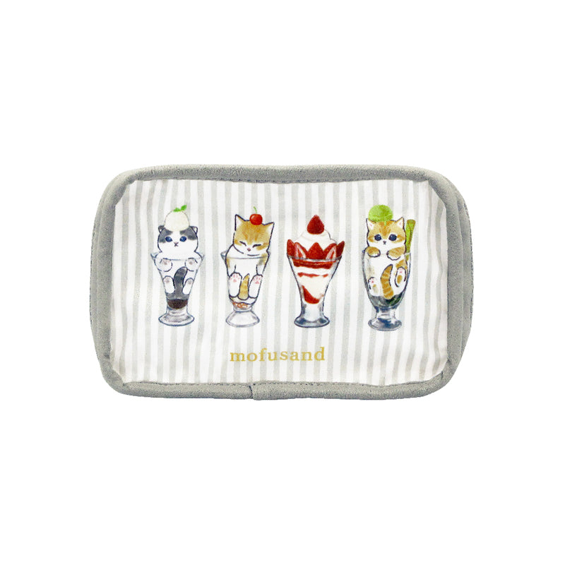 Estuche mini cuadrado a rayas Mofusand