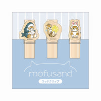 Clip de madera mofusand Gato Tiburón