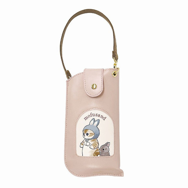 Estuche plano para lentes Mofusand: conejo y gato