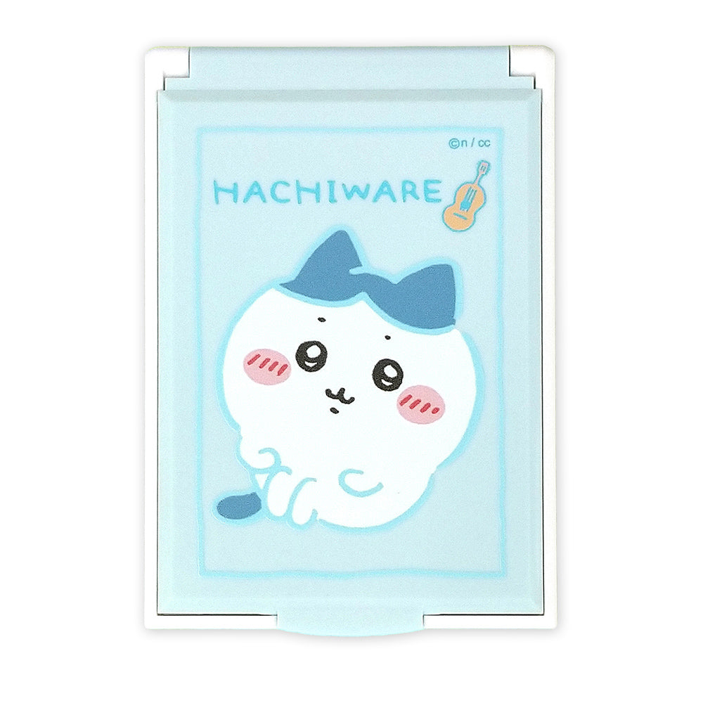 Espejo tipo tarjeta de Hachiware de Chiikawa