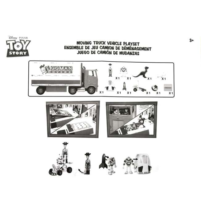 Set de juego camión de mudanza de Toy Story