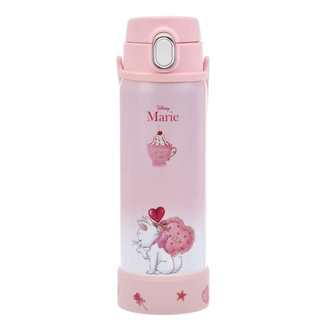 Botella de acero inoxidable de Marie con correa