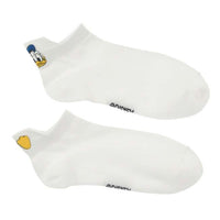 Calcetines asimétricos blancos de Donald Duck