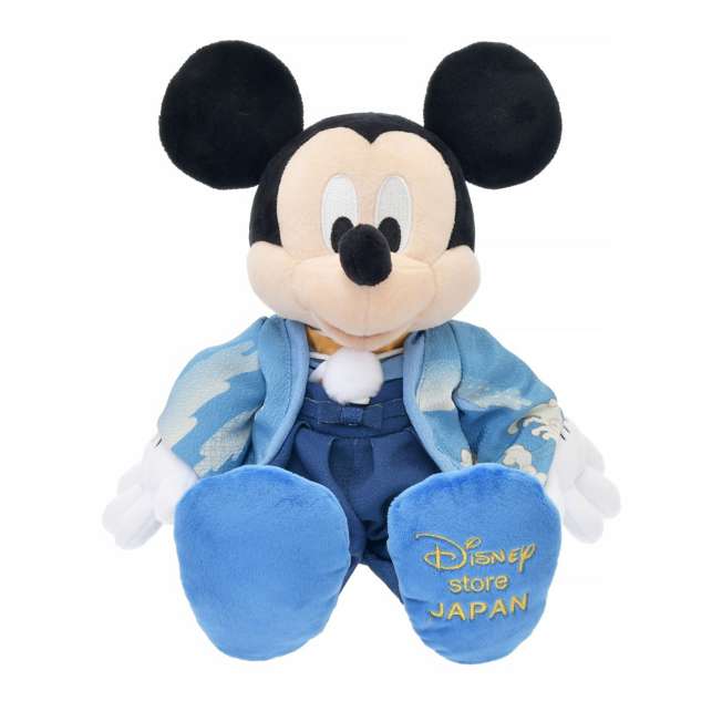 Peluche de Mickey Mouse con atuendo tradicional japonés